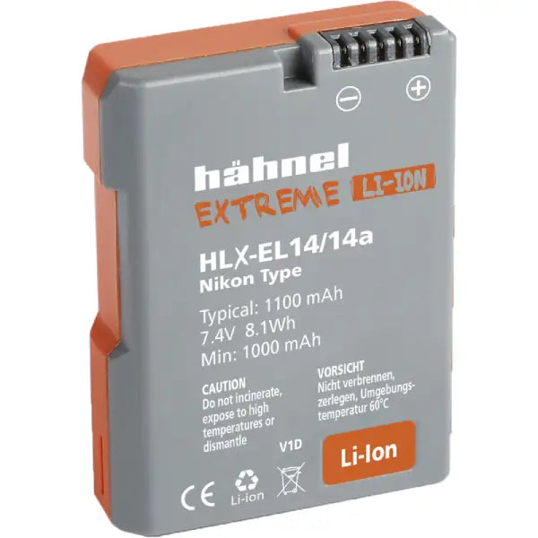 Hahnel HLX-EL14 Extreme Lithium-Ion Battery Pack (EN-EL14)