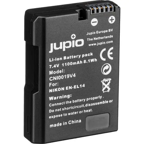 Jupio EN-EL14A Lithium-Ion Battery Pack (7.4V, 1100mAh)