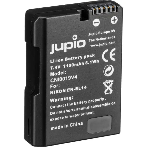 Jupio EN-EL14A Lithium-Ion Battery Pack (7.4V, 1100mAh)