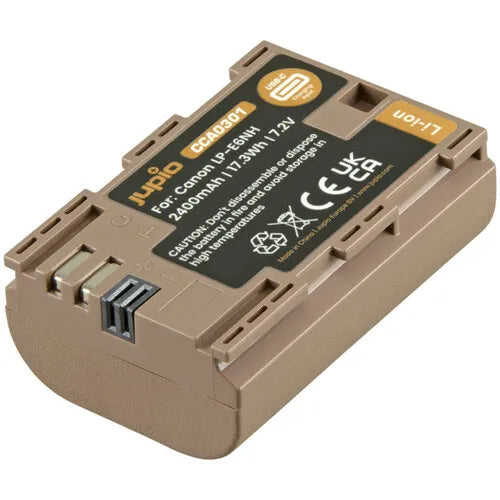 Jupio LP-E6NH Ultra Lithium-Ion Battery with USB-C Charging Port (7.2V, 2400mAh)