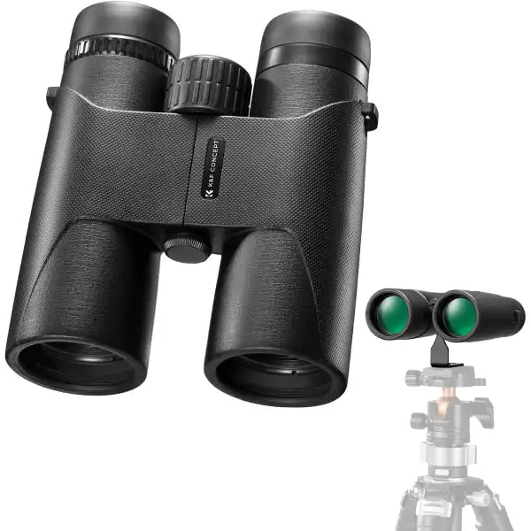K&F Concept 10x42 Trail Binoculars with Tripod Attachment