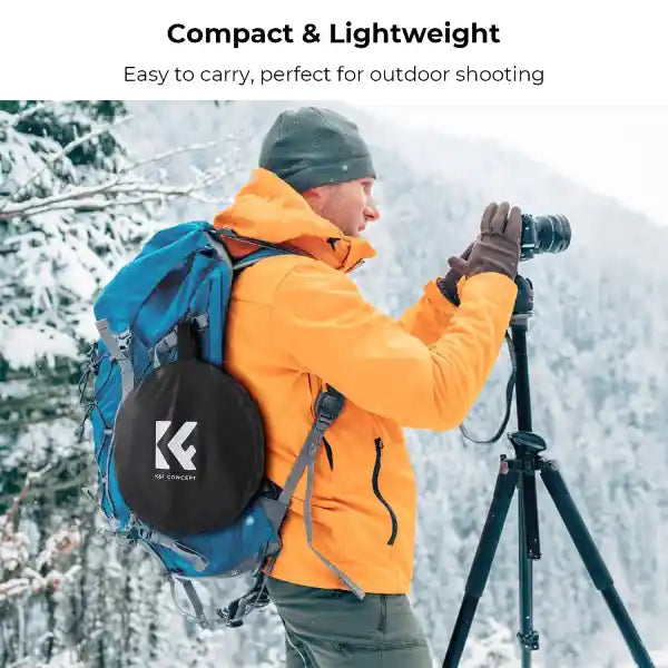 K&F Concept 110cm 5-in-1 Collapsible Reflector with Grip
