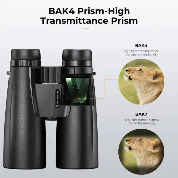K&F Concept 12x50 Safari Binoculars with a Mobile Phone Attachment