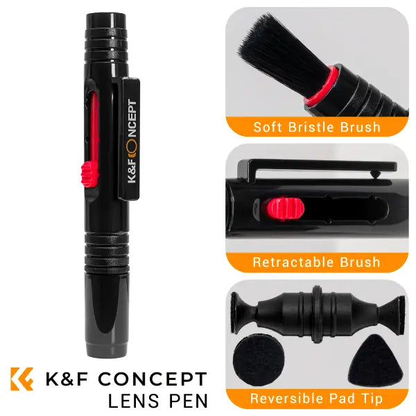 K&F Concept 4-in-1 Essential Lens and Filter Cleaning Kit