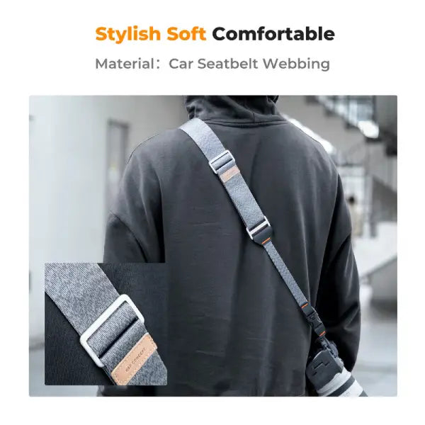 K&F Concept 45mm Camera Strap (Silver)