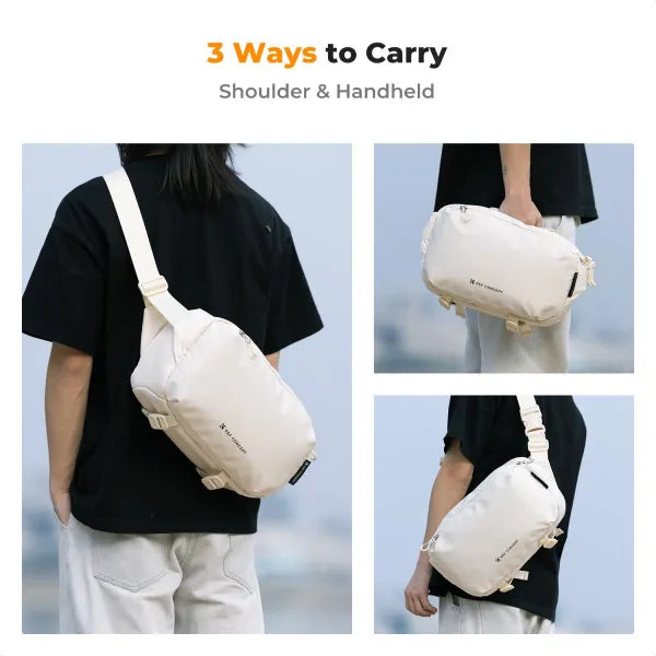K&F Concept Alpha 10L Camera Sling Bag (Beige)
