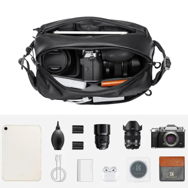 K&F Concept Alpha 10L Camera Sling Bag (Black)