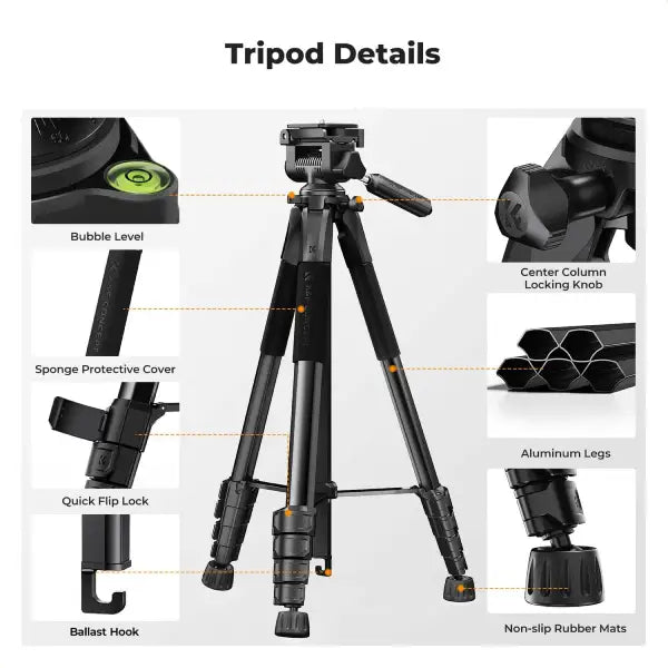 K&F Concept Classic-Vlogger Video Tripod