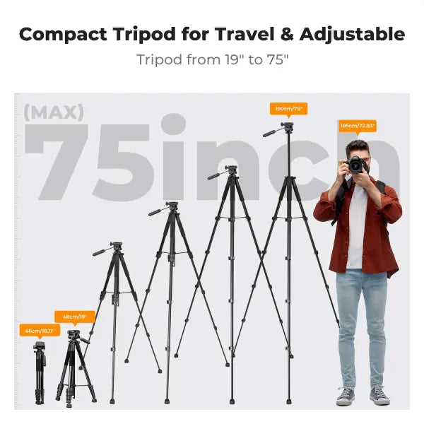 K&F Concept Classic-Vlogger Video Tripod
