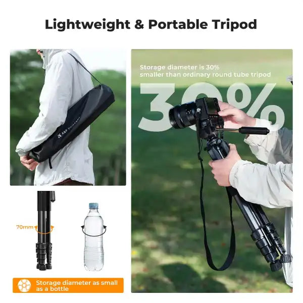 K&F Concept Classic-Vlogger Video Tripod