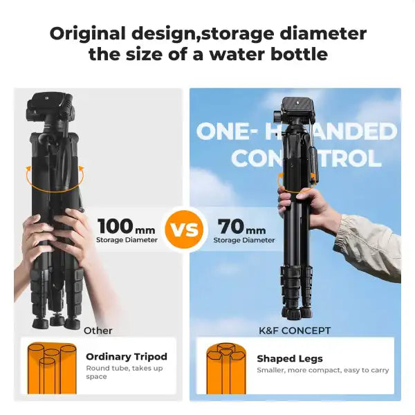K&F Concept Classic-Vlogger Video Tripod