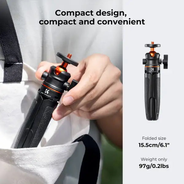 K&F Concept Desktop Tripod with Bluetooth Remote