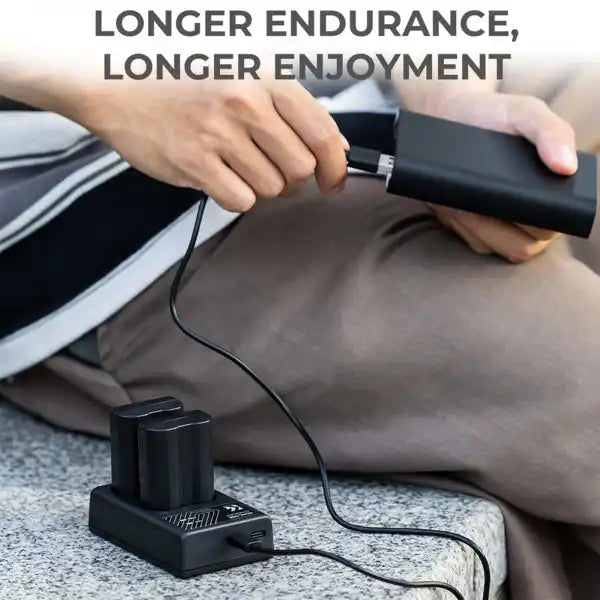 K&F Concept Dual Charger for Nikon EN-EL15 Batteries