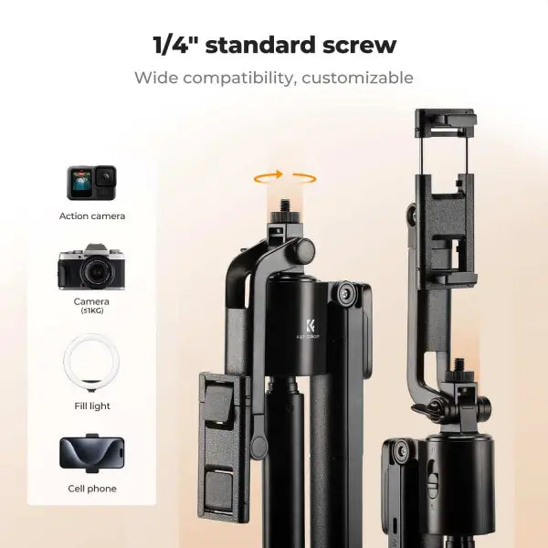 K&F Concept Face Tracking Selfie Stick (180cm)