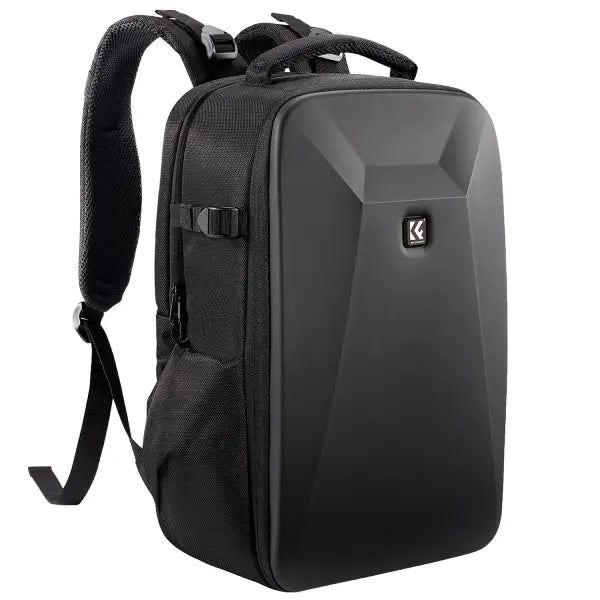 K&F Concept Hardshell Camera Backpack with Laptop Pouch (Black)