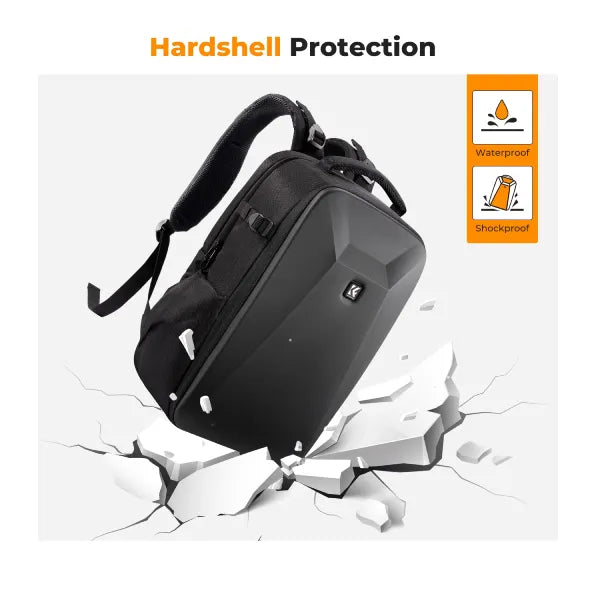 K&F Concept Hardshell Camera Backpack with Laptop Pouch (Black)