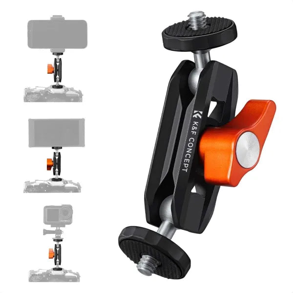 K&F Concept Magic Arm Mini Basic with Dual 1/4" Threads