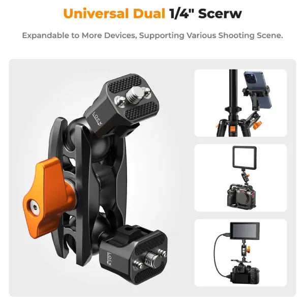 K&F Concept MS14 Magic Arm with Dual Ball Heads
