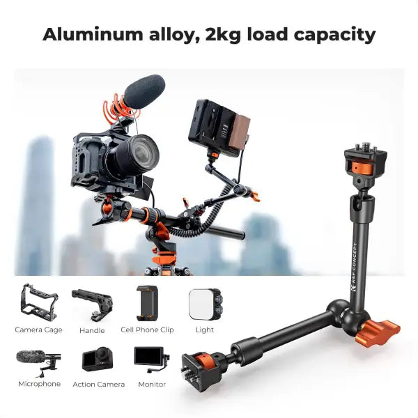 K&F Concept Magic Arm with Mini Clamp (11 Inch)