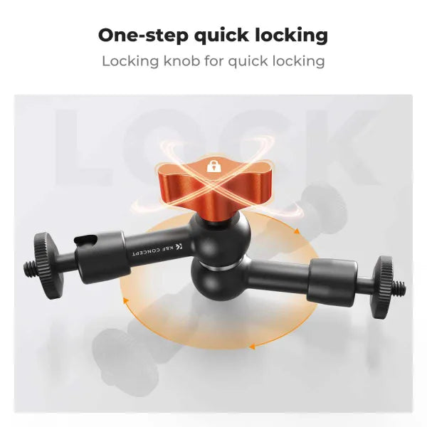 K&F Concept Magic Arm with Mini Clamp (6 Inch)