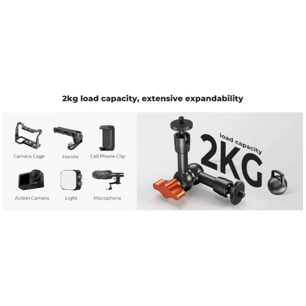 K&F Concept Magic Arm with Mini Clamp (6 Inch)