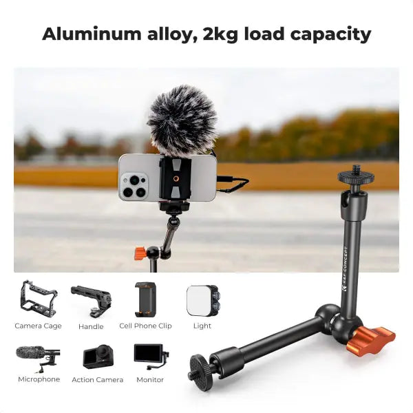 K&F Concept Magic Arm with Mini Clamp (9.8 Inch)