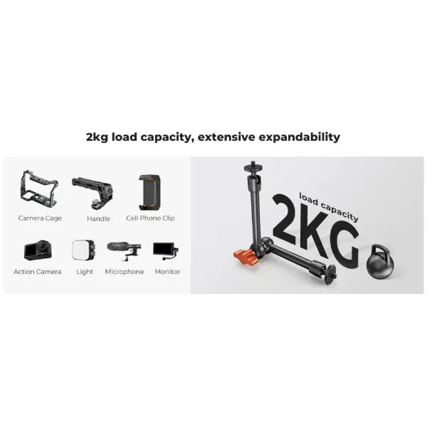K&F Concept Magic Arm with Mini Clamp (9.8 Inch)