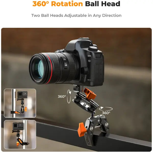 K&F Concept MS13 Magic Arm with Mini Super Clamp