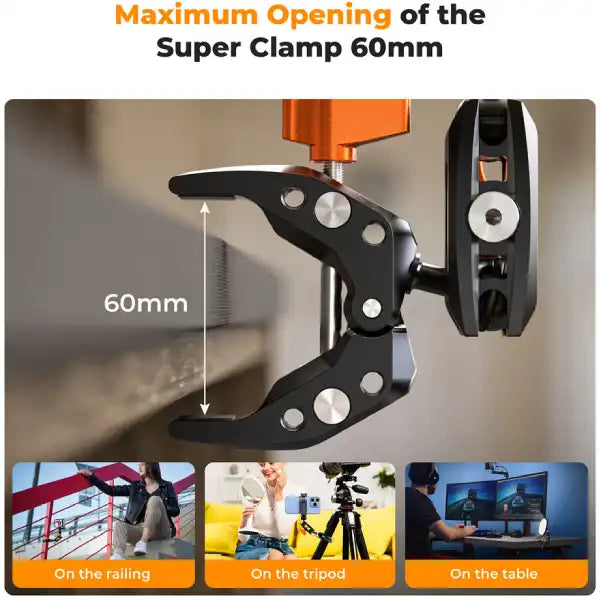 K&F Concept MS13 Magic Arm with Mini Super Clamp