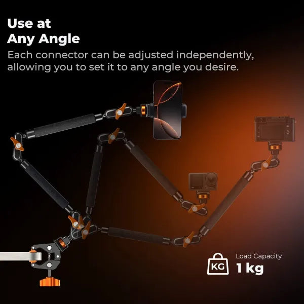 K&F Concept Magic Arm with Upgraded Super Clamp (22")