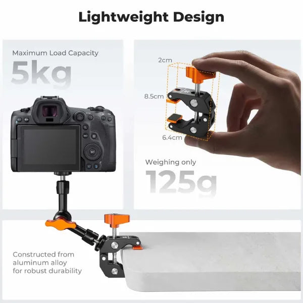 K&F Concept Multi-Functional Super Clamp (60mm)