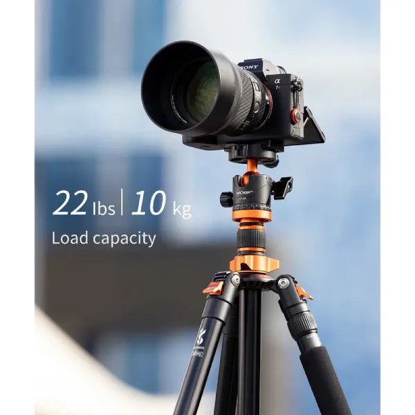 K&F Pro-Operator Aluminium Tripod with Monopod Feature