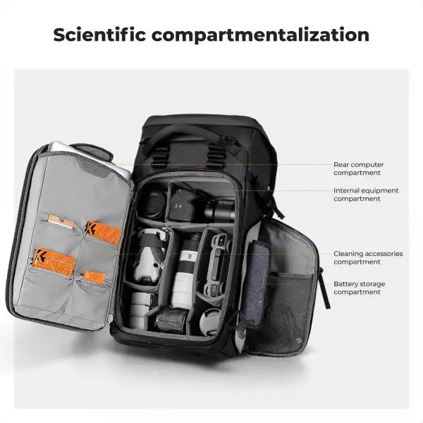 K&F Concept Star Wander 30L Camera Backpack (Black)