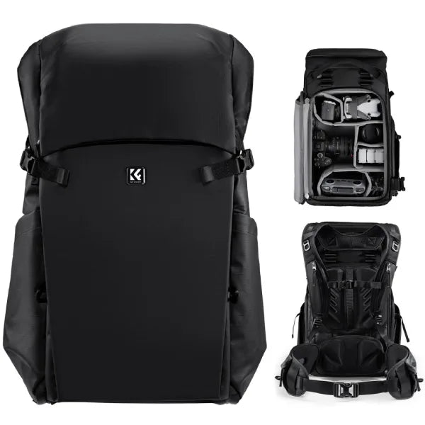 K&F Concept Star Wander 30L Camera Backpack (Black)
