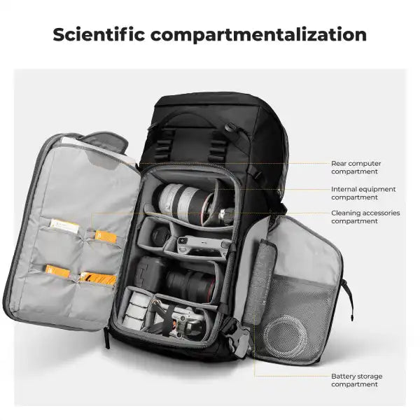 K&F Concept Star Wander 40L Camera Backpack (Black)