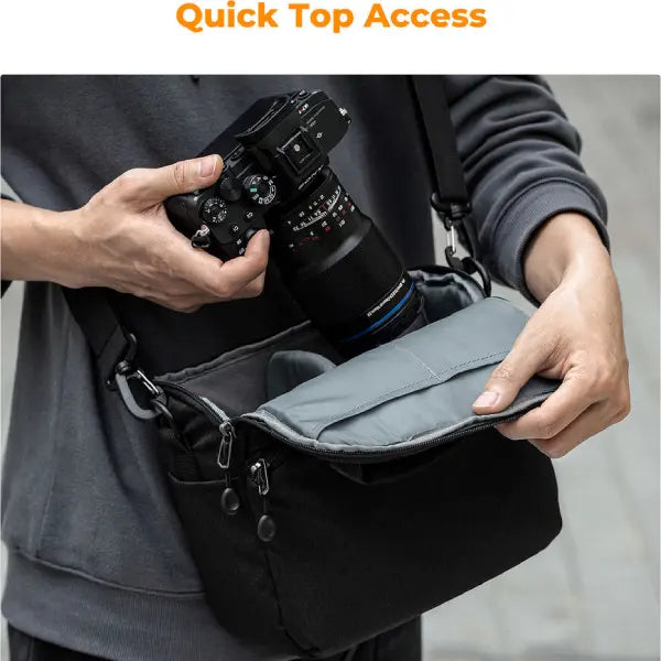 K&F Concept Urban Wander Camera Shoulder Bag (Black)