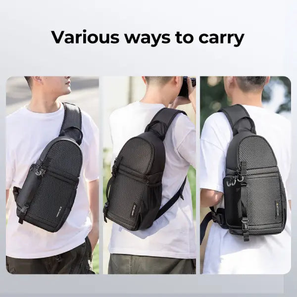 K&F Concept Slim Shooter 10L Camera Sling Bag (Black)