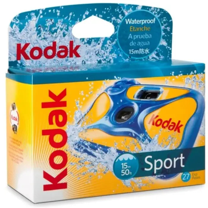 Kodak Sport One-Time-Use Disposable 35mm Film Camera (ISO 800)