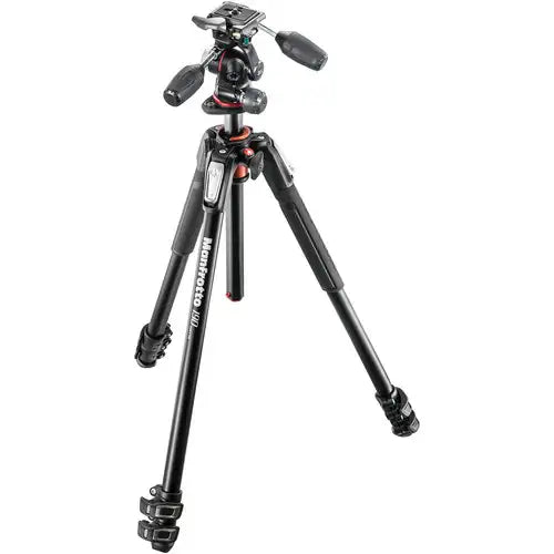 Manfrotto MK190XPRO3-3W Aluminum Tripod with 3-Way Pan/Tilt Head