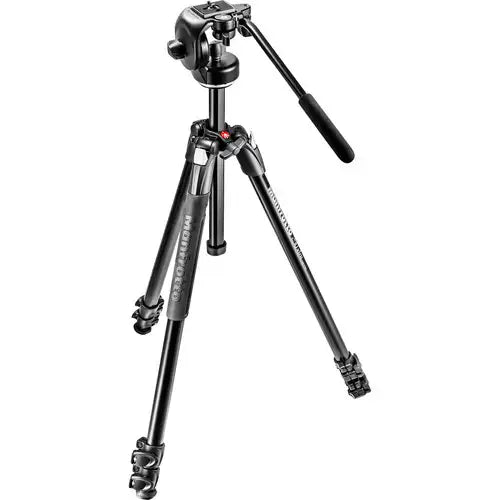 Manfrotto MK290XTA3-2W 290 Xtra Aluminum Tripod with 128RC Micro Fluid Video Head