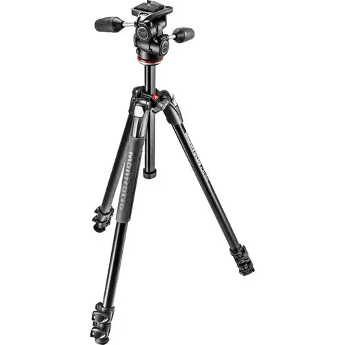 Manfrotto MK290XTA3-3W 290 Xtra Aluminium 3-Section Tripod with 3-Way Head