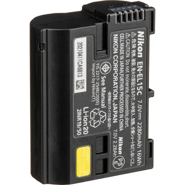 Nikon EN-EL15C Lithium-Ion Battery Pack (7.0V, 2280mAh)