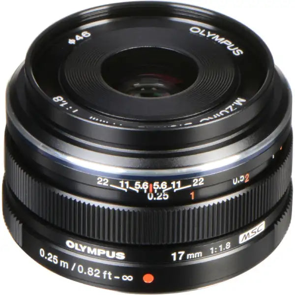 Olympus M.Zuiko Digital 17mm f/1.8 Lens (Black)