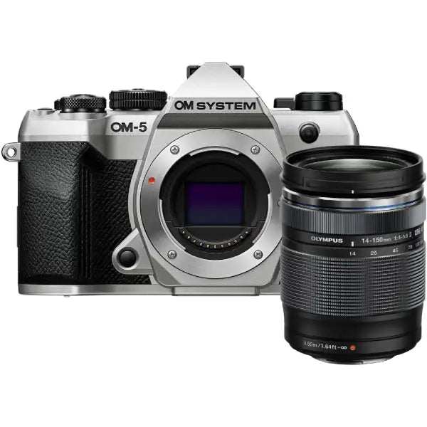 OM System OM-5 Mark II Mirrorless Camera with 14-150mm f/4-5.6 II Lens (Silver)