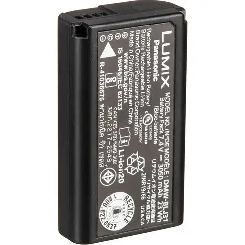 Panasonic DMW-BLJ31 Lithium-Ion Battery Pack (7.2V, 3100mAh)