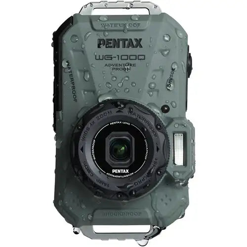 Pentax WG-1000 Digital Camera (Olive)