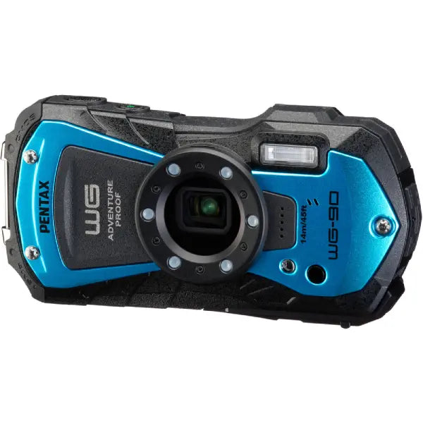 Ricoh WG-90 Digital Camera (Blue)