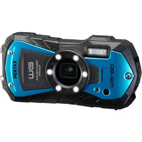 Ricoh WG-90 Digital Camera (Blue)