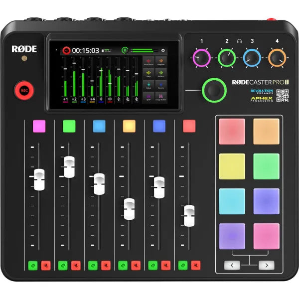 RODE RODECaster Pro II Integrated Audio Production Studio (Black)