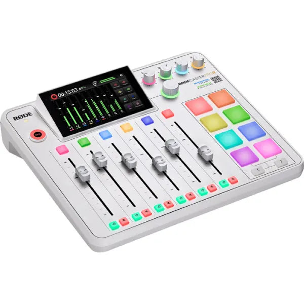 RODE RODECaster Pro II Integrated Audio Production Studio (White)